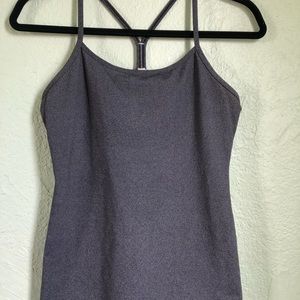Lululemon Atlantic shirt size 8 shelf bra stretch